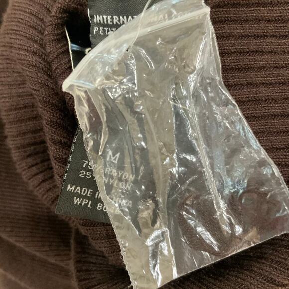 INC International Concept Sweater Women M Knit Tunic Mock Belted Casual Pullover - Picture 9 of 9